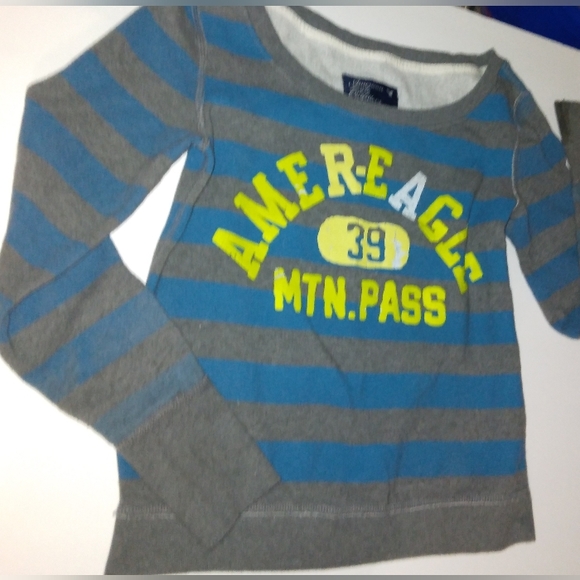 ☆GUC☆Rare AMERICAN EAGLE OUTFITTERS Jrs Thick/Warm Sweatshirt☆Small☆2011 Manf. - Picture 2 of 9